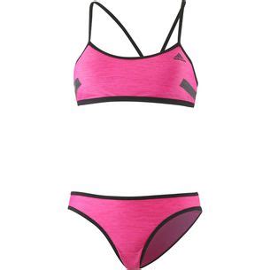 adidas bikini oberteil damen shock pink|Adidas swimwear for women.